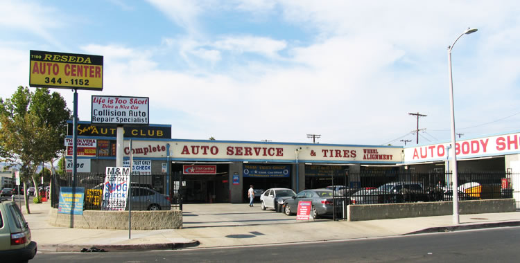 Reseda Auto Body Repair Collision Map